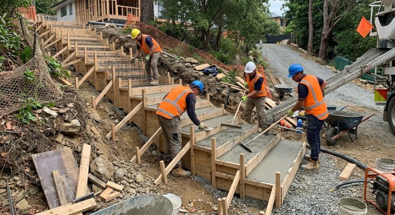 Concrete Steps Installation Service